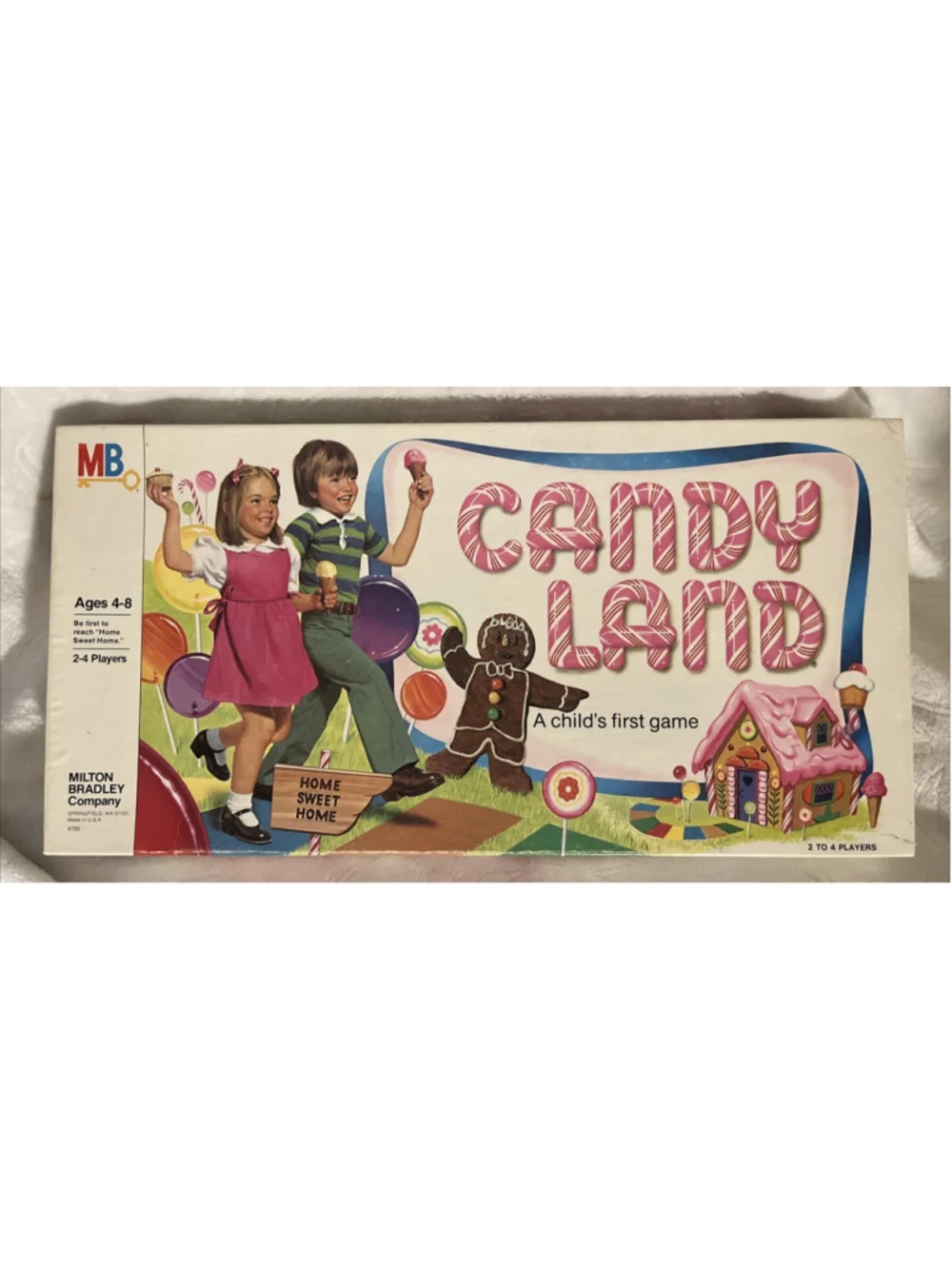 VINTAGE Candy Land 1978 COMPLETE Children's Board Game Milton Bradley 4700 USA